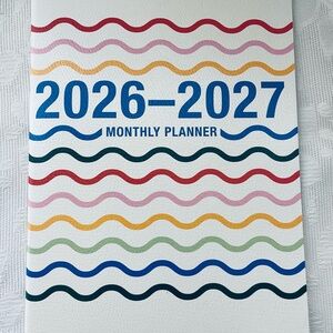 weekly monthly 2026-2027 calendar 2 year planner NEW